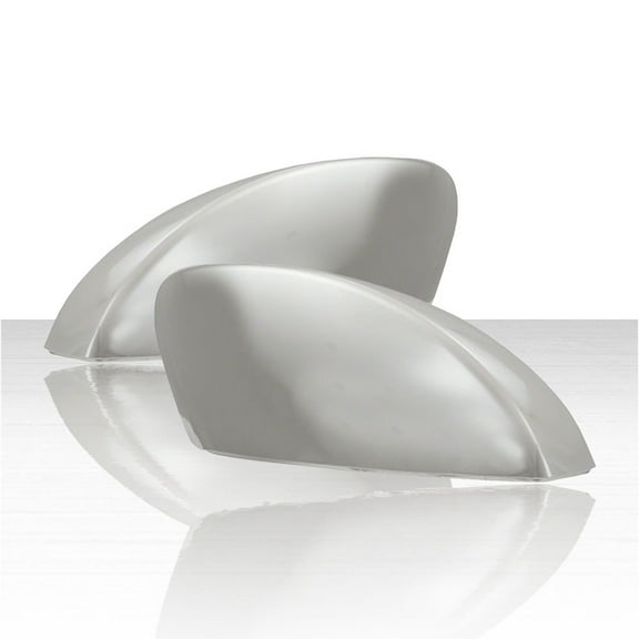 Set of 2 Top Half Replacement Mirror Covers for 17-19 Ford Escape S/SE - Chrome