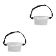 thumbnail image 2 of Tholdsy Bolsa de natación impermeable para esquí a la deriva, riñonera de hombro para buceo, bolsa subacuática para teléfono móvil, funda para Blanco 2piezas, 2 of 6