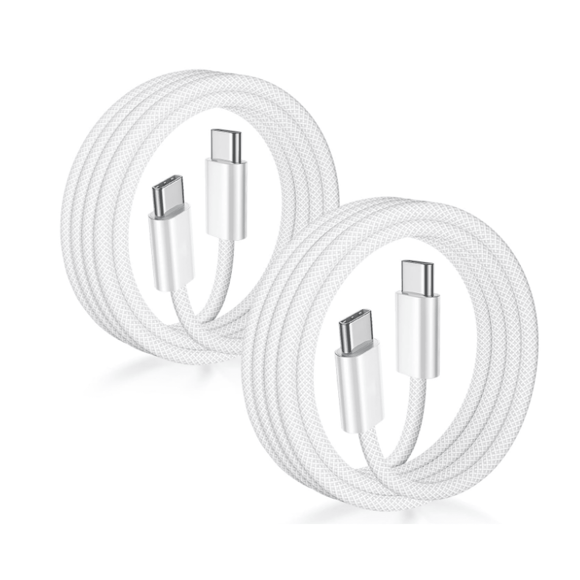 Usb C Cable 2Pack 6FT Nylon Braided 60W Fast Charging Cord for iPhone 17/16/15 /15 Pro Max/Samsung S23 Note 20 Macbook Air