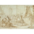 thumbnail image 3 of Giuseppe Piattoli 24x18 Black Modern Framed Museum Art Print Titled - The Sword of Damocles (1785-1807), 3 of 5
