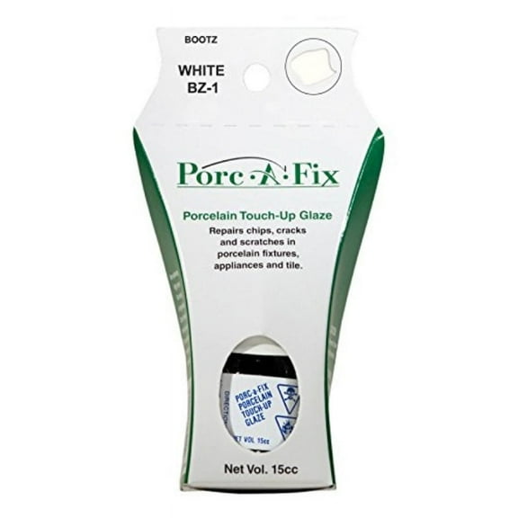 Porc-A-Fix Touch-Up Repair Glaze Paint Kit to Match Bootz, White (BZ-1)
