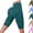 #01 Dark Green, variant on 3D Legging Cellulite Compression Anti Cellulite Short Legging High Waisted Butt Lifting Tummy Control for Gym Workout,M,Khaki