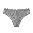 thumbnail image 4 of Blmnix Cheeky Womens Panties Sexy Panties Thong Underwear Boxer Gray Lace Panties Womens Seamless Underwear,M, 4 of 5