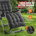 thumbnail image 4 of Silla reclinable Zero Gravity VEVOR de 26 pulgadas y 500 libras, negra, 4 of 9