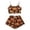 Orange, variant on Women Pajama Sets for Women – Halloween Pumpkin Printed Sleeveless Camisole and Shorts Set for Cozy Nighttime Comfort