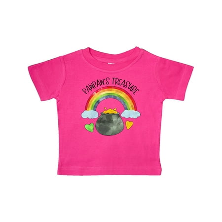 

Inktastic Pawpaw s Treasure St. Patrick s Day Rainbow and Gold Gift Baby Boy or Baby Girl T-Shirt