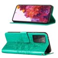 thumbnail image 2 of Dteck Samsung S21 Ultra Wallet Case, Magnetic Closure Flip PU Leather Wrist Strap Credit Card Holder Slots With Kickstand Butterfly Patterned Shockproof Cover For Samsung Galaxy S21 Ultra, Green, 2 of 11