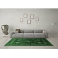 thumbnail image 3 of Ahgly Company Indoor Rectangle Persian Emerald Green Traditional Area Rugs, 7' x 9', 3 of 4