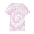 thumbnail image 4 of Nrmvnmi Women’s Oversized Tie-Dye Short Sleeve Tunic Tops Crew Neck Casual Drop Shoulder T Shirts Biker Shorts Set Mothers Day Gifts, 4 of 5