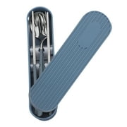 Dinnerware Outdoor Tableware Set Student 23.40X5.10X2.80CM Blue