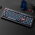 thumbnail image 6 of Keychron V5 Max Custom Wireless Mechanical Gaming Keyboard with Number Pad, 96% Layout QMK/VIA 2.4 GHz/Bluetooth 5.1/Wired, RGB Backlit Hot-Swappable Gateron Brown Switch for Mac Windows Linux, 6 of 7