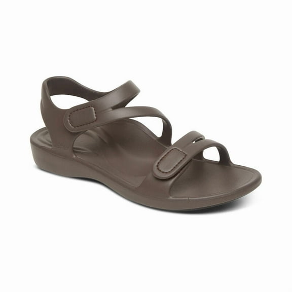 Aetrex Women's Jillian Adjustable Sport Sandals for Women Summer Beach Trips