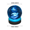 thumbnail image 2 of 3d Glowing Crystal Ball Night Light Ornament Creative Coloful Night Scene Lamp With Base For Home Decor Gift, 2 of 10