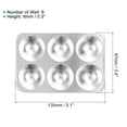 thumbnail image 2 of Uxcell 6 Well Paint Tray Palette Lavable Paleta de Pintura Bandeja de Pintura Rectangular de Aluminio para Acuarela, Plateada, 2 of 5