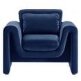 thumbnail image 5 of Modway Waverly Performance Velvet Armchair in Midnight Blue, 5 of 9