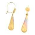 thumbnail image 2 of Aretes De Gota En Oro Florentino 10 K Aretes De Gota En Oro Florentino 10 K Joyería M De León Aretesa De Gota, 2 of 3