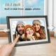 thumbnail image 4 of Frameo Digital Picture Frame 10.1Inch 32GB Smart WiFi Digital Photo Frame with 1280x800 IPS HD Touch Screen For Family Gift, 4 of 5