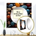 thumbnail image 3 of Designart "Spiritual Stones Of euphony I" Spiritual Stone Multi-Color Large Square Mirror - Square Bedroom Mirror Printed Wall Decor - Traditional Square Printed Wall Mirror Art, 3 of 5