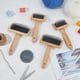 thumbnail image 4 of 4 Piezas de Cepillo de Lana, Cepillo de Mano, Cepillo de Fieltro de Aguja con de Madera Maciza, Color Trigo para Perros, 4 of 5