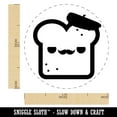 thumbnail image 2 of Cute and Kawaii French Toast Bread Rubber Stamp for Scrapbooking Crafting Stamping - Medium 1 Inch, 2 of 7