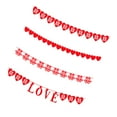 thumbnail image 2 of ColoMX 4 sets Red Garland Hanging Garland Streamer para la decoración de la boda del aniversario, 2 of 7