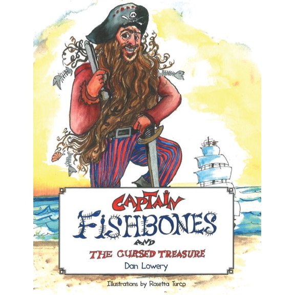 Captain Fishbones and the Cursed Treasure, (Paperback)