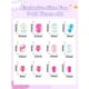 thumbnail image 2 of Presiona las uñas EBANKU Kids Summer Shells Butterfly x168, 2 of 7