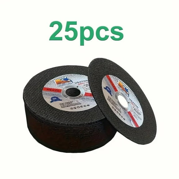 DEXIMRO 25 Pack Grinding Wheels 4 Inch, Grinder Wheel for General Purpose Metal & Stainless Steel, Aluminum Oxide Grinding Disc 4 in for Angle Grinder, Depressed Center