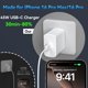 thumbnail image 4 of Cargador Auorld USB C de 45 W de carga rápida para iPhone 16 Pro Max, 4 of 7