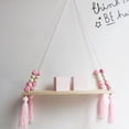 thumbnail image 6 of Grandest Birch Wooden Board Beads Tassels Storage Shelf Children Room Home Wall Hanging Decor Hanging Design Tassels Beads Decor W, 6 of 8