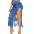 thumbnail image 5 of Mothers Day Gifts AXXD Women'S Swimwear Cover Ups Swimsuit Bohemian Hollow Weave Tassels Cover Up Bikini Swimwear Beach Wrap Skirt, 5 of 10