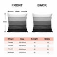 thumbnail image 6 of Decorative Throw Pillow Covers 18x18 Inch Set of 2 Grey Wood Grain Home Decor Pillow Cases for Couch, Rustic Ombre Wooden Stripes Cushion Case for Living Room Bedroom Bed Car Chair, 6 of 9