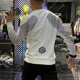 thumbnail image 3 of Sudadera con capucha sin capucha para hombre, sudadera con estampado gráfico, corte ajustado, con diamantes, nueva camiseta de rock, cálida, novedosa y en algodón de diseñador S, 3 of 4