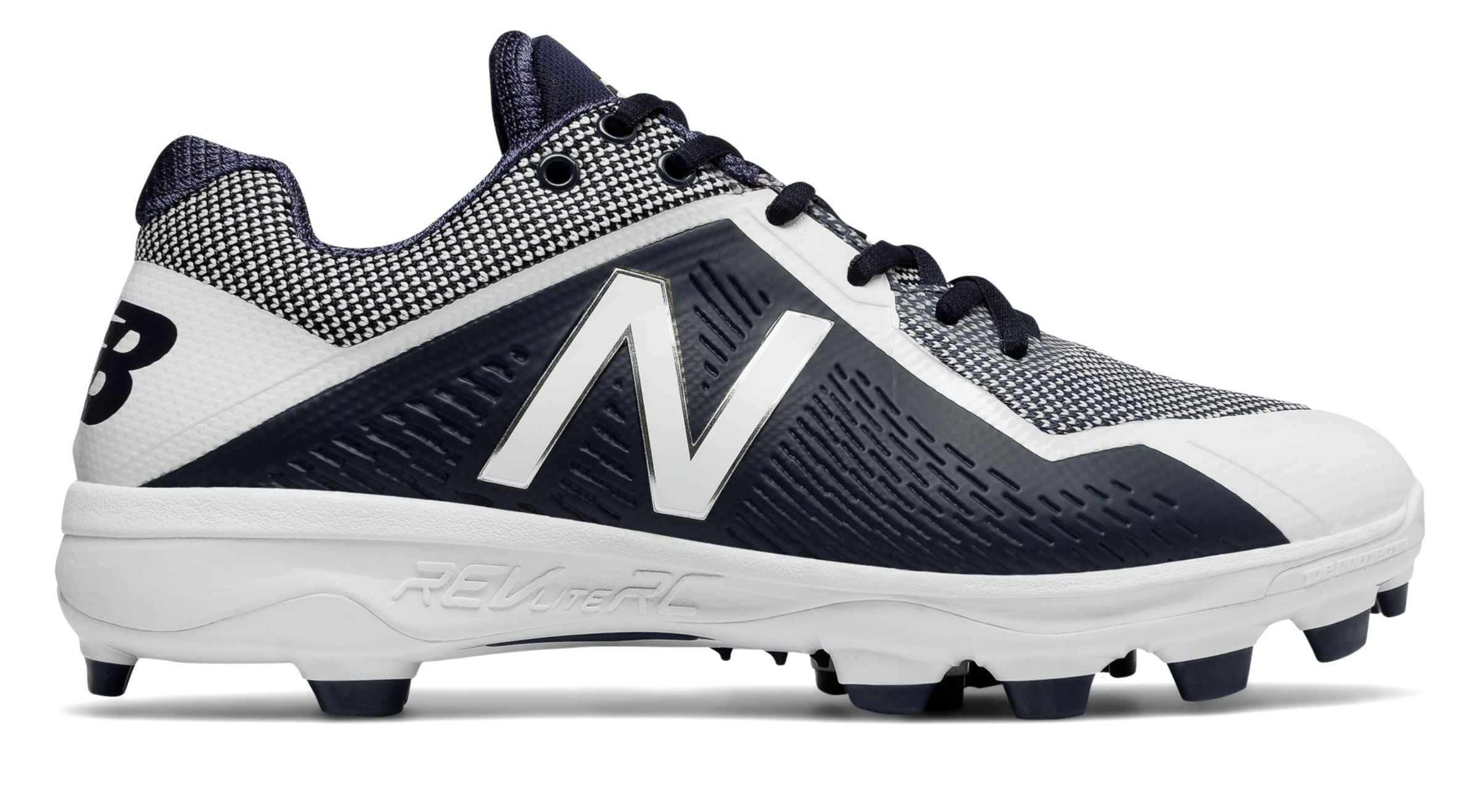 navy blue new balance molded cleats