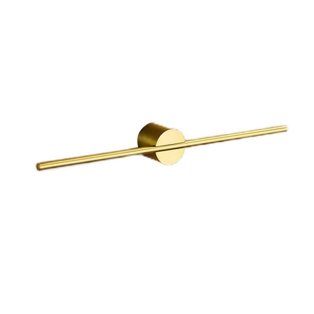 Toallero organizador de pared ajustable de 40/50 cm con barra única que ahorra espacio Base dorada 40CM
