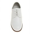 thumbnail image 3 of Josmo Boys Little Kids Classic Dress Shoes with Lace Up Closure, White, 12, 3 of 9