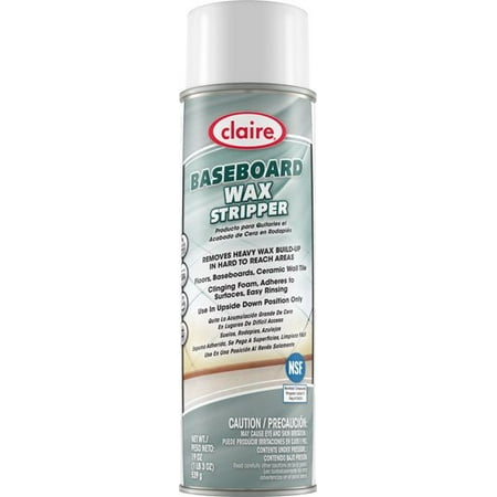 

1pc-Claire 856 19 Oz Baseboard Cleaner \u0026 Wax Strip - Each