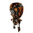 thumbnail image 6 of DORKASM Halloween Scrub Caps Women Caps Working Adjustable Tie Back Hats Black One Size, 6 of 6