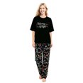 thumbnail image 5 of LuLiaMenton Matching Couples Christmas Pajamas Merry And Bright Short Sleeve Long Pants Set, 5 of 5