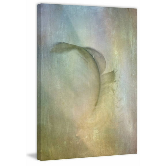 "Falling Feather" Painting Print on Wrapped Canvas