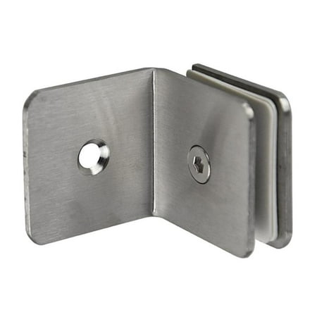

Stainless Steel Glass Clamp Clip for Shower Room Panel 90 degree Single