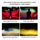 thumbnail image 2 of Faros De Lupa Luz Led Spot Luz Alta Y Baja Drl Para Moto, 2 of 8