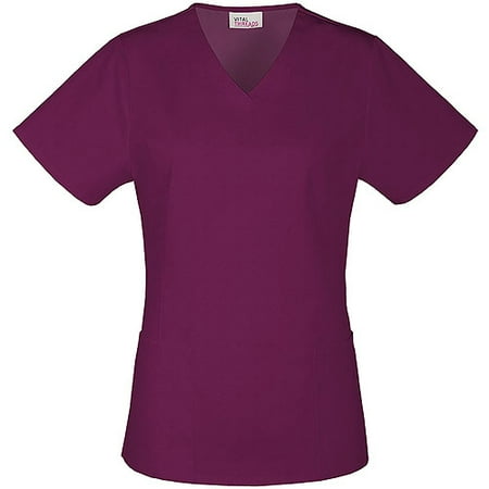 Women's Core Essentials Stretch V-Neck Scrub Top