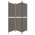 thumbnail image 3 of vidaXL 3-Panel Room Divider Anthracite 150x220 cm Fabric, 3 of 5