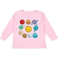 thumbnail image 3 of Inktastic Happy Sun Moon and Planets Boys or Girls Long Sleeve Toddler T-Shirt, 3 of 5