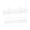 thumbnail image 4 of Cesta colgante para cubículo de oficina, balcón, soporte para macetas, fácil instalación, resistente y versátil, organizador para jardín y porche. Doble capa, 4 of 8
