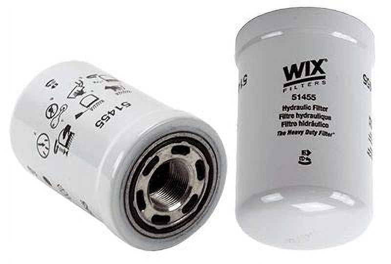 Wix 51455 Spin-On Hydraulic Filter for Melroe Bobcat, Caterpillar