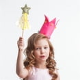 thumbnail image 5 of Glitter Star Fairy Wand for Princess Dress Up, Gold Magic Wand with Tulle & Colorful Ribbons, Angel Role Play Prop for Birthday, Halloween, Christmas, Wedding & Themed Party Favors,Gold-1Pcs, 5 of 8