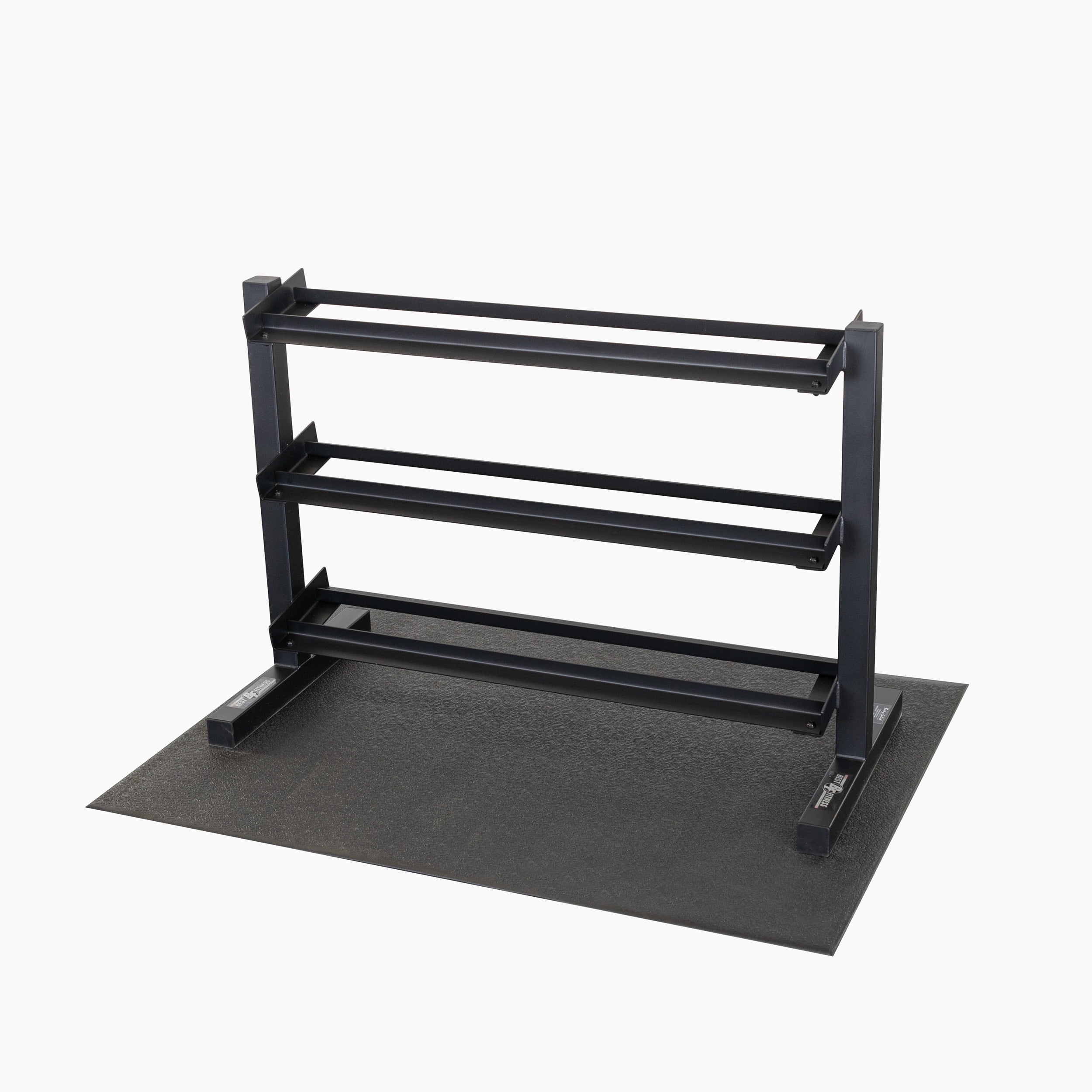 Best Fitness BFDR10B 3 Tier Dumbbell Rack - Black
