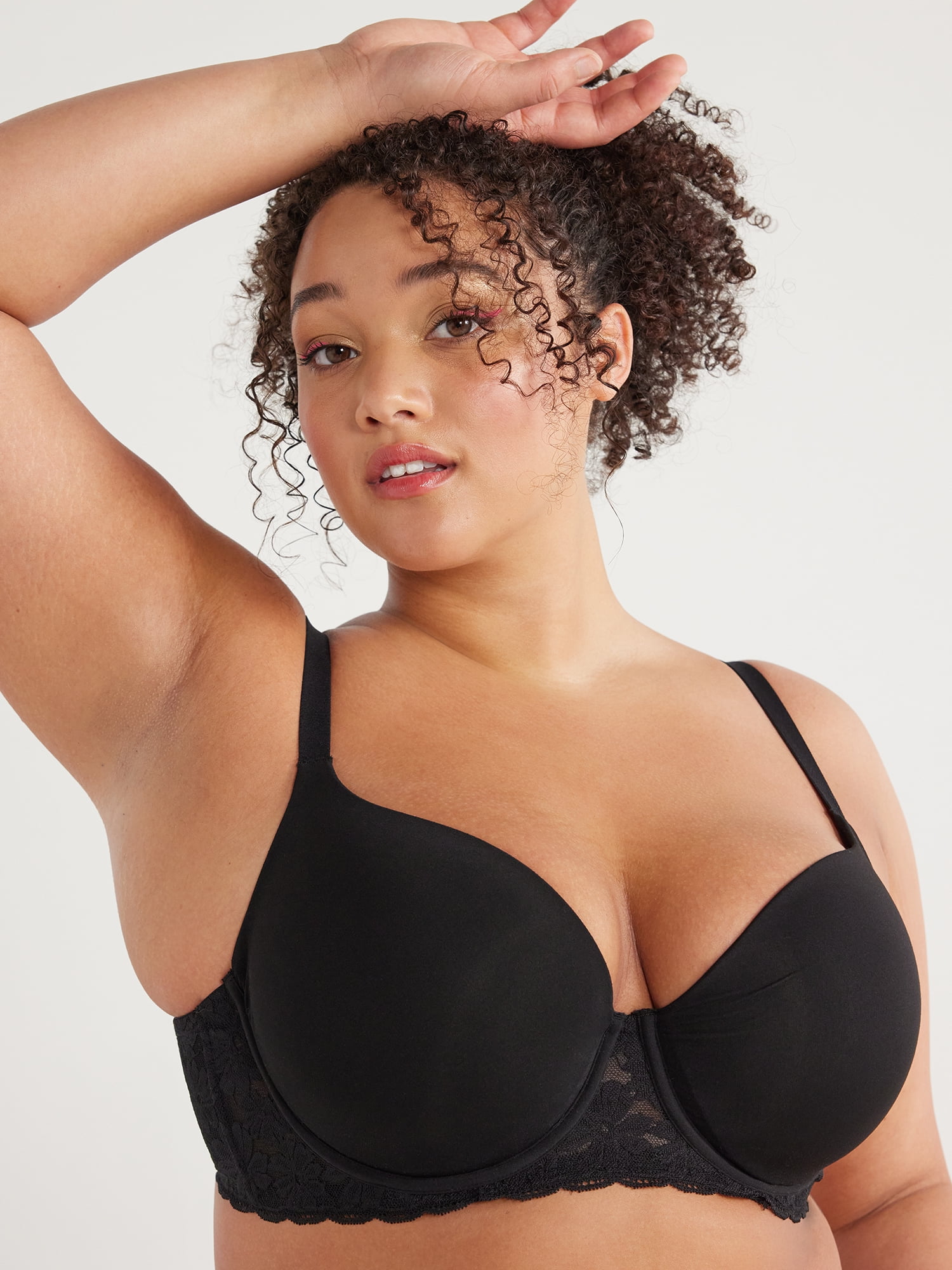 No Boundaries Demi Underwire T-Shirt Bra - Walmart.com